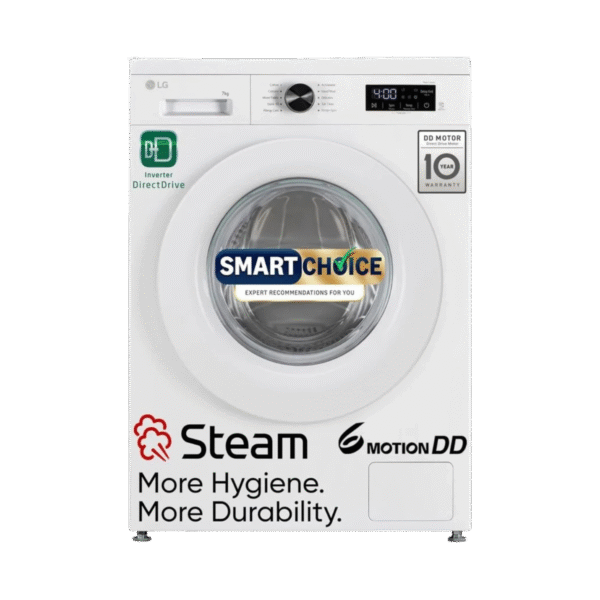 LG Smart Choice, 7 Kg, 5 Star, Steam, Inverter Direct Drive